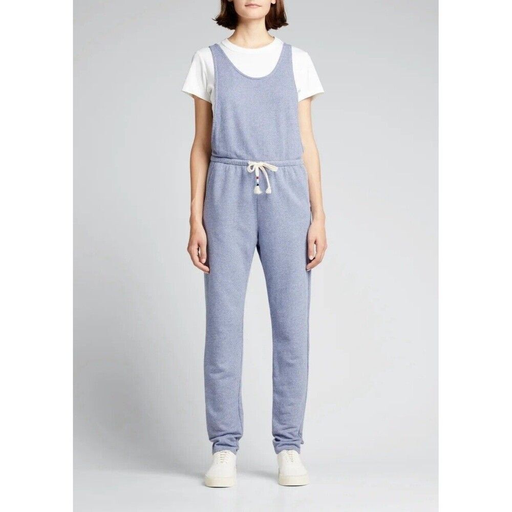 Sol Los Angeles Sleeveless Jumpsuit Overalls Cotton Stretch Casual California M